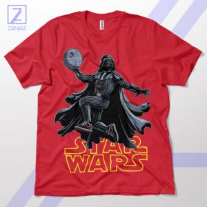 Galactic Dunk Death Star Master Darth Vader Red T-Shirt