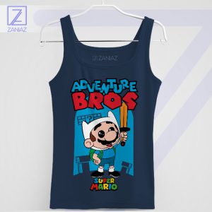 Game On Mario Adventure Time Tank Top