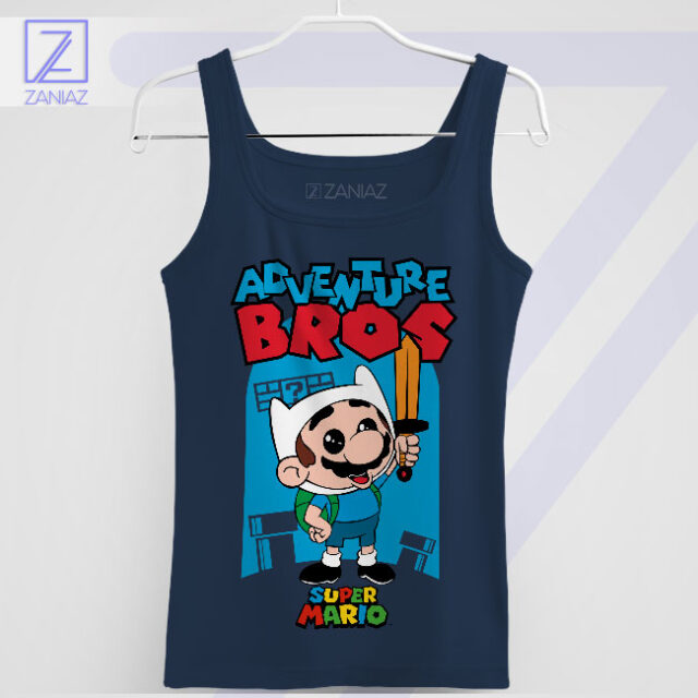Game On Mario Adventure Time Tank Top