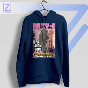 Gangsta Paradise Fashion Eazy-E GTA Navy Hoodie