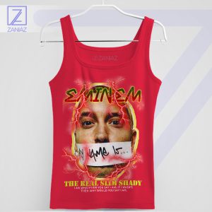Get Your Real Slim Shady Eminem Red Tank Top