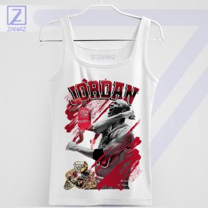 Glory Michael Jordan Championship Rings White Tank Top