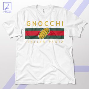 Gnocchi Pasta Parody Deliciously Stylish White T-Shirt