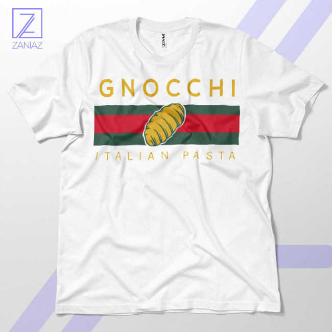 Gnocchi Pasta Parody Deliciously Stylish White T-Shirt