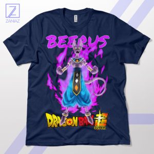God of Destruction Beerus Dragon Ball Navy T-Shirt