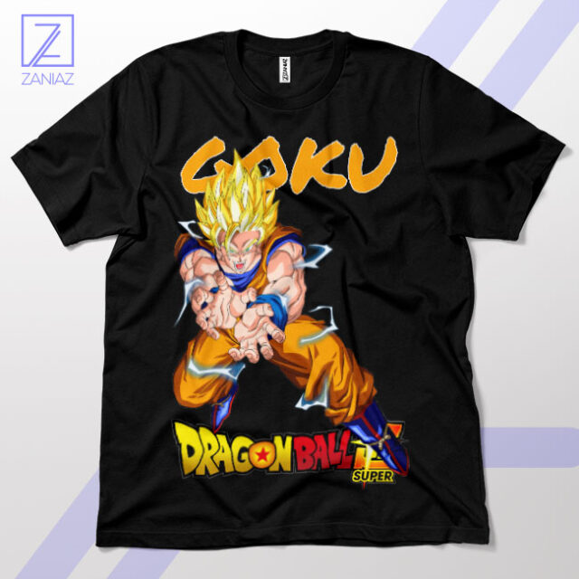 Goku Super Saiyan Kamehameha Attack T-Shirt