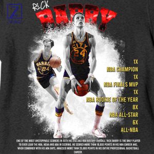 Golden State Great Rick Barry Graphic Sweatshirt 2
