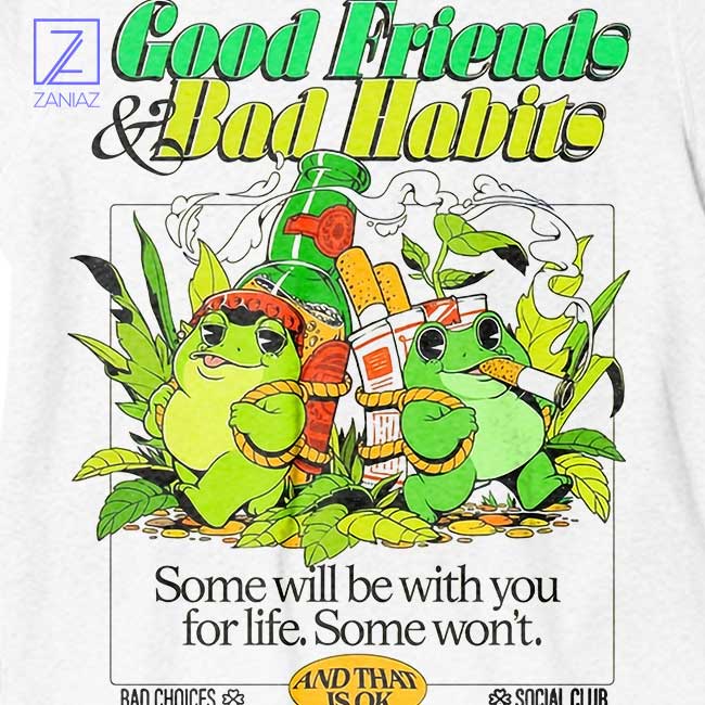 Good Friends Bad Habits Classic Sweatshirt 2
