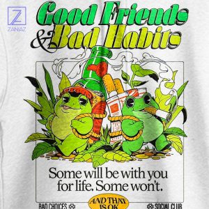 Good Friends Bad Habits Unique Hoodie 2