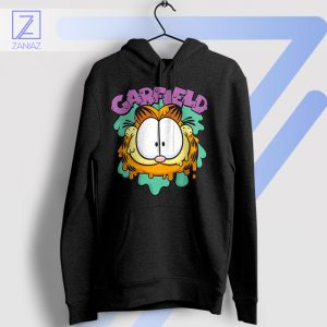 Gooey Goodness Garfield Slime Black Hoodie