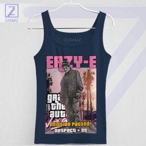 Grove Street Memories Eazy-E GTA Navy Tank Top