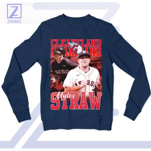 Guardians' Flash Myles Straw MLB Navy SweatshirtGuardians' Flash Myles Straw MLB Navy Sweatshirt