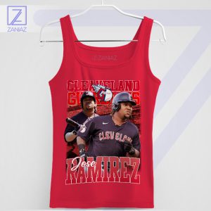 Guardians Glory José Ramírez Power Red Tank Top