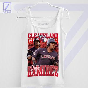 Guardians Glory José Ramírez Power White Tank Top