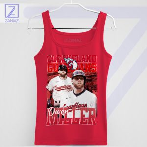 Guardians' Infield Star Owen Miller Red Tank Top