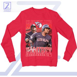 Guardians' Pride José Ramírez Power Red Sweatshirt