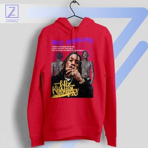Hip-Hop Insight Wiz Khalifa Quote Red Hoodie