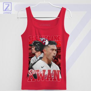 Home Run Hitter Kwan Cleveland MLB Red Tank Top