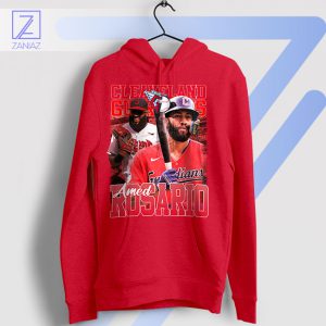 Honor Amed Rosario's Move with Guardians Red Hoodie