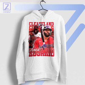Honor Amed Rosario's Move with Guardians White Hoodie