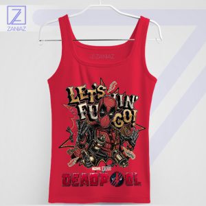 Inspiration Deadpool Let's Freaking Go Red Tank Top