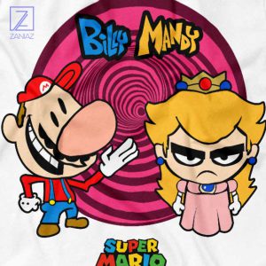 Join Billy and Mandy in Mario Bros Style T-Shirt 2