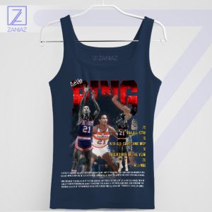 Living Legend Dave Bing Basketball Icon Navy Tank Top