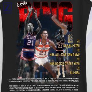 Living Legend Dave Bing Basketball Icon Tank Top 2