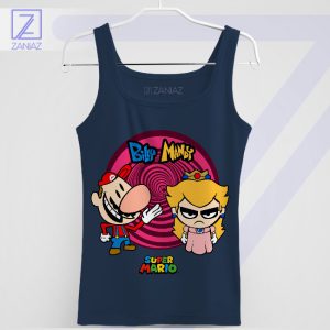 Mario Bros Mischief Billy and Mandy Navy Tank Top