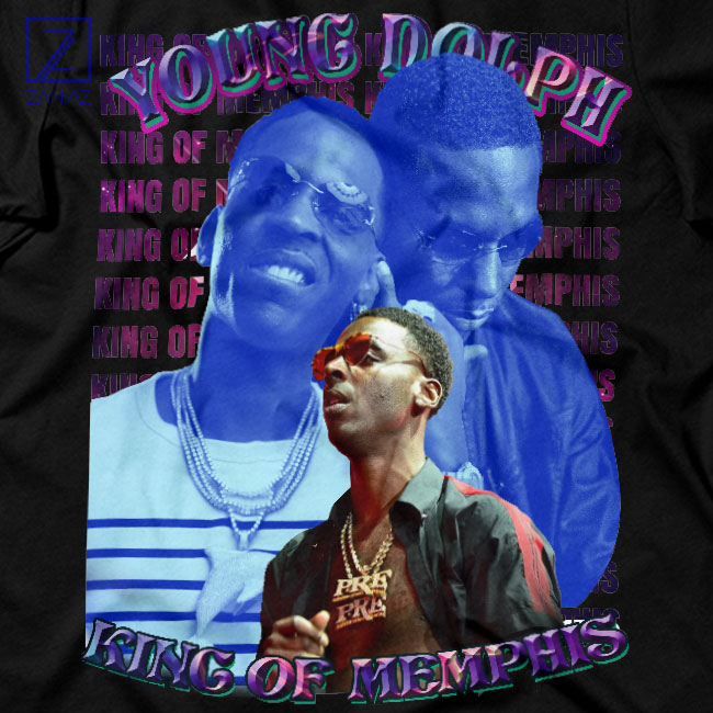 Memphis Legend Young Dolph Graphic T-Shirt 2