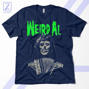 Misfits Rockin' with Accordion Music Navy T-Shirt