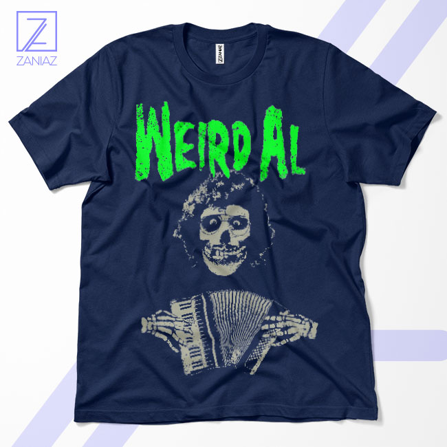 Misfits Rockin' with Accordion Music Navy T-Shirt