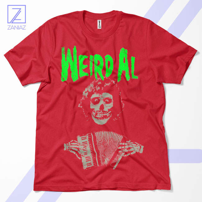Misfits Rockin' with Accordion Music Red T-Shirt