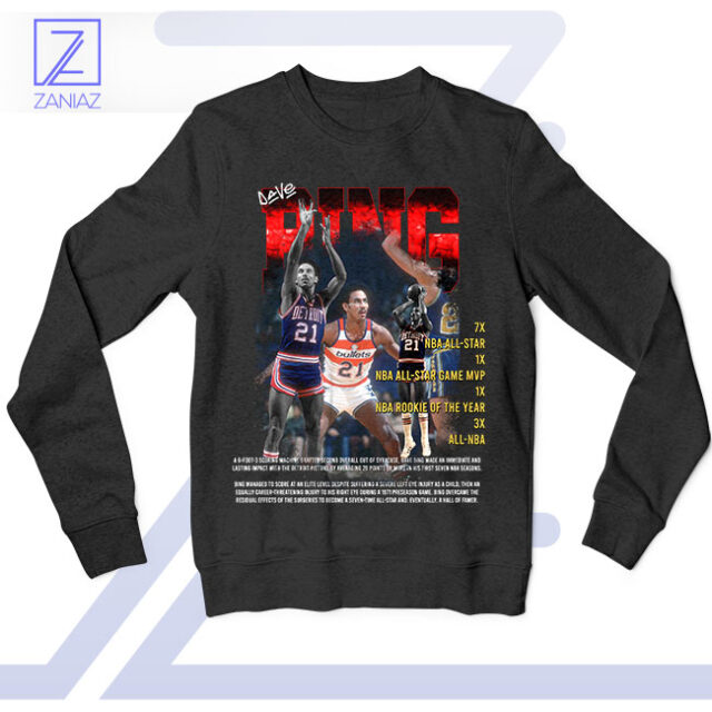 Motor City's Best Dave Bing Basketball Sweatshirt