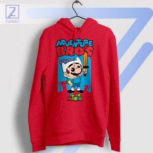 Mushroom Kingdom Adventure Time Red Hoodie