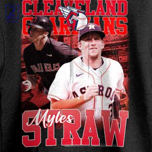 Myles Straw Bolt Cleveland Guardians Hoodie 2