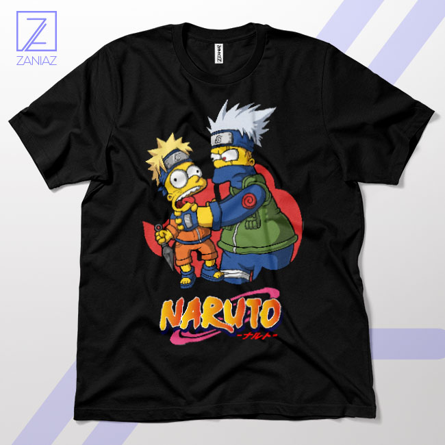 Ninja Family Fun Bart and Homer T-Shirt