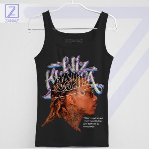 No Looking Back Wiz Khalifa Quote Tank Top