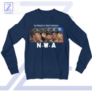 Old School Hip Hop NWA Street Knowledge Navy Sweatshirt