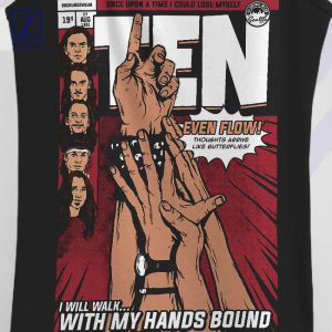 Pearl Jam's Evenflow Comic Illustration Tank Top 2