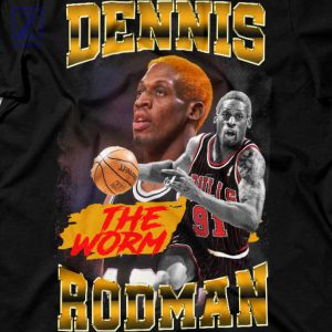 Rebound King Dennis Rodman The Worm T-Shirt 2