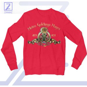 Retro Mars Attacks Goldwyn Mayer Red Sweatshirt