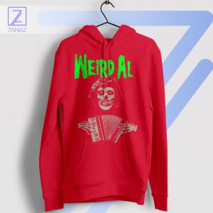 Rock Out with Misfits and Accordion Red Hoodie