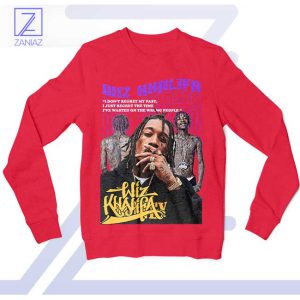 Roll Up and Represent Wiz Khalifa Red Sweatshirt