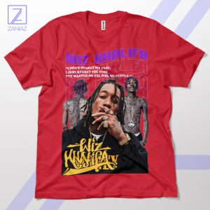 Rolling Papers Swagger Wiz Khalifa Red T-Shirt