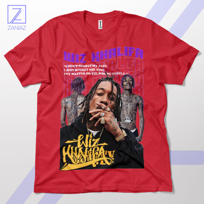 Rolling Papers Swagger Wiz Khalifa Red T-Shirt