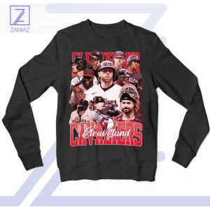 Roster Pride Cleveland Guardians Black Sweatshirt