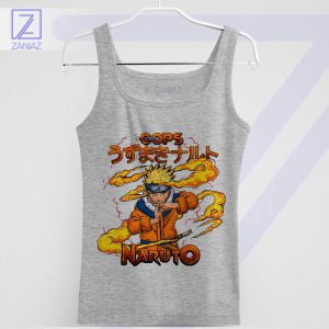 Sage Mode Mastery Naruto Uzumaki Sport Grey Tank Top