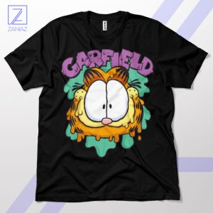 Slick and Slime Fun with Garfield Black T-Shirt
