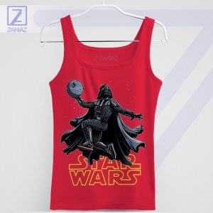 Space Jam Session Dunk Death Star Red Tank Top